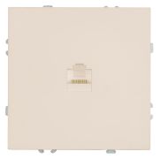 Розетка компьютерная 1-местная RJ-45 (механизм), серия Эмили, RST00-5117-08, кашемир, soft touch