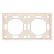 Рамка STEKKER, PFR00-5002-08 2-местная, серия Эмили, кашемир, soft touch