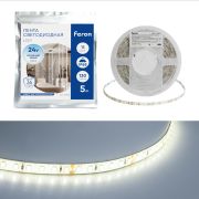Светодиодная LED лента Feron LS511, 120SMD(2835)/м 11Вт/м 24V 5000*8*1.22мм 6000К IP65