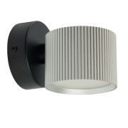 Светильник  настенный Feron HL4580 ARIA 12W, 230V,GX53, серебро + черный IP20