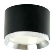 Светильник потолочный Feron Barrel DUET HL459 12W, 230V,GX53, черный + хром IP20