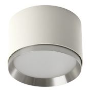 Светильник потолочный Feron Barrel DUET HL459  12W, 230V,GX53, белый + хром IP20