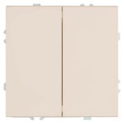 Переключатель перекрестный 2-клавишный (механизм), STEKKER, 250В, 10А, серия Эмили, RSW10-5111-08, кашемир, soft touch