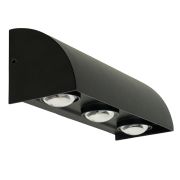 Светильник уличный светодиодный Feron DH708, 3W, 230Lm, 3000/4000/6400К, черный