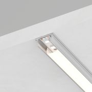 Профиль алюминиевый накладной, гибкий, серебро, CAB264