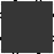 Переключатель перекрестный 1-клавишный (механизм), STEKKER, 250В, 10А, серия Эмили, RSW10-5110-05, черный уголь, soft touch