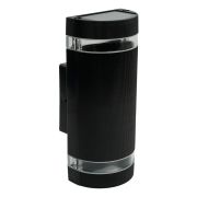 Светильник садово-парковый Feron.ONE DH1702-P, на стену вверх/вниз, 2*GU10 220-240V, черный пластик