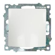 Кабельный вывод (механизм), STEKKER, серия Катрин, белый, GLS00-7116-01