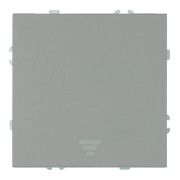 Выключатель 1-клавишный самовозвратный (механизм), STEKKER, 250В, 10А, серия Эмили, RSW10-5112-10, платиново-серый, soft touch