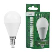 Лампа светодиодная SAFFIT SBG4520 Шарик E14 20W 230V 6400K