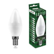 Лампа светодиодная SAFFIT SBC3707 Свеча E14 7W 230V 6400K