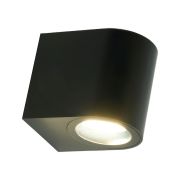 Светильник садово-парковый Feron.ONE DH014-P,на стену, GU10 220-240V, черный пластик