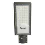 Светодиодный уличный консольный светильник Feron SP3032 50W 6400K 230V, серый