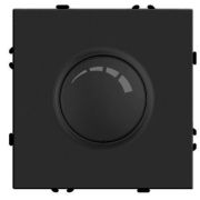 Выключатель диммирующий (механизм), STEKKER, 250В, 500W, серия Эмили, RSW10-5106-05, черный уголь, soft touch