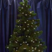 Светодиодная гирлянда Feron CL02 линейная 2м +1.5м 230V 5000K c питанием от сети, контроллером, зеленый шнур