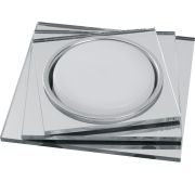 Светильник встраиваемый с белой LED подсветкой Feron CD5024 потолочный GX53 без лампы, прозрачный