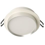 Светильник встраиваемый Feron DL507 потолочный GX53 белый + серебро круг