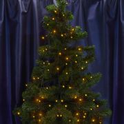 Светодиодная гирлянда Feron CL07 линейная, статичная, 40м + 3м 230V желтый c питанием от сети, зеленый шнур