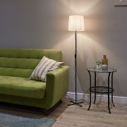 Торшер напольный под лампу UML-T510 Черный-Белый UL-00010193