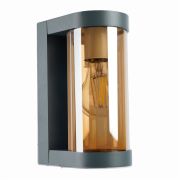 Светильник садово-парковый Feron DH1901, на стену, E27 230V, серый