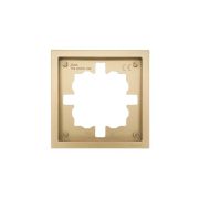 Рамка 1-мест. горизонт. ZIMA зол. LEZARD 704-3600-146