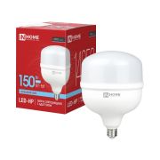 Лампа светодиодная LED-HP-PRO 150Вт грушевидная 6500К холод. бел. E27 14250лм 150-275В с адаптером E40 бел. IN HOME 4690612035703